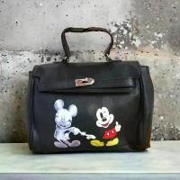 ราคา กระเป๋าMickey mouse ไม่มีสายสะพายยาว กระเป๋าผ้าสะพายข้างน่ารักๆไปโรงเรียน (1732268658409440720)