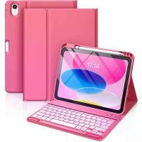 ราคา Use iPad case protection, iPad 11th Bluetooth keyboard and mouse set, iPad 11th keyboard with backlight and leather case (1733156317678830684)