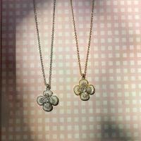 ราคา Kissmebythesun - Diana Necklace | สร้อยคอจี้ดอกไม้ ชุบทองคำขาว 14k คอสแตนเลส แท้ ผู้หญิง (1732374611539822130)