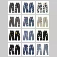 ราคา 2024 Chrome Hearts Early Autumn New Chrome Hearts Unisex Washed Denim Pants Cross-Border Wholesale (1733331589337679739)