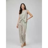 ราคา TANGO TANGERINE – OSAKA TOP เสื้อแขนกุดลายทาง & PEEKABOO PANTS กางเกงขายาวทรงบอยมัม (1733449769313208038)