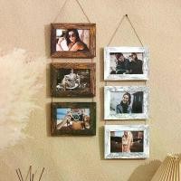ราคา Wooden Photo Frame, 10.16x 15.24cm Wall-Mounted Display, Vintage Home Art Decoration, Suitable for 4/3/2 Photos Wall-Mounted Frame, Country Style Frame Wall Decoration, Art Home (1733446250555410380)