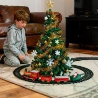 ราคา Christmas Track Train Toy With Lights Music For Kids Christmas Birthday Party Gift H9M1 (1733355627602609652)