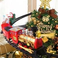 ราคา Christmas Track Train Toy With Lights Music For Kids Christmas Birthday Party Gift M1D3 (1733355108384409005)