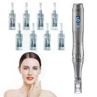ราคา DermaStamp Pen แสตมป์ไมโคร, Derma Stamp Pen, Derma Roller ทางเลือก, การดูแลผิวด้วยเข็มไมโคร, สำหรับผู้ชายและผู้หญิง, ความหนา 0.25 มม., ระบบ DermaStamp (1732846485107279664)