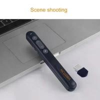 ราคา [COD] VIBOTON PP-936 2.4G Multimedia Remote Control Wireless for Powerpoint Presentation Presenter Laser Pointer PPT Flip Pen (1733405797439538622)