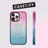 ราคา Drop proof glitter CASETIFY magnetic transparent phone case for iPhone 16promax 16pro 16 15Pro 15promax 14promax 13 13promax hard case for 12promax high-quality iPhone case ฟิล์ม uv (17332586816266250