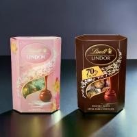 ราคา [จัดส่งทันที] Lindt Lindor Chocolate Truffles 200g (Sweet Pink / Dark 70% Rich) (1733276061846832153)