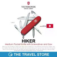 ราคา VICTORINOX Hiker in red, 1.4613 มีดพับ มีดสวิส มีดพับสวิส 13 ฟังก์ชั่น (1731810850952612083)