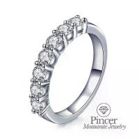 ราคา Pincer Moissanite Ring แหวนเงินแท้ S925 เพชรโมอีส รุ่น [PR004] On-the-finger แหวนเพชรแถว (1733216028714501248)