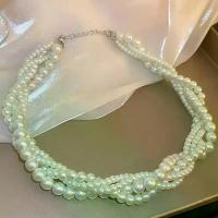 ราคา สร้อยคอมุกอเนกประสงค์ [1 ชิ้น] สร้อยคอมุกเทียมหลายเกลียวหรูหราสำหรับผู้หญิง ไม่มีการชุบ ไม่โมซาไนต์ สไตล์เอนกประสงค์ เหมาะสำหรับสวมใส่ทุกวันและงานแต่งงาน เหมาะกับทุกฤดูกาล แหวน (1732534020518937843)