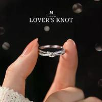 ราคา Flash Sale ของแท้ 100% MEETแหวนเงิน lover's knot แหวนเพชร แหวนเงินสวยๆ แหวนมงคล แหวนแฟชั่น แหวนแท้ เซตแหวน แหวนผู้หญิง (1733213858744797074)