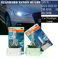 ราคา Clearance Sale 1 คู่ 4300K​​6000K หลอดไฟซีนอนมาตรฐาน D1S D2S D2R D3S D4S D4R ไฟหน้ารถโคมไฟ (1733098682465813699)