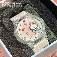 ราคา Original Sanrio Watch for Girls, Cute Waterproof Hello Kitty Quartz Watch for Elementary and Middle School Students (1733425984980027303)