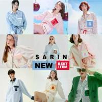 ราคา Sarin PuiPui pinstripe shirt NEW shirt with embroidery pattern PuiPui Sarin (1733408629610611919)
