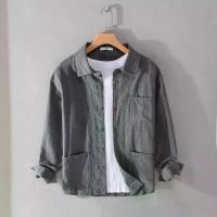 ราคา เสื้อเชิ้ตลำลอง สไตล์จีน คอปก ย้อนยุค เทรนด์แฟชั่นผู้ชาย อเนกประสงค์ ทรงหลวม สีทึบ เสื้อแจ็คเก็ต เสื้อเชิ้ต 2025 เสื้อ ดํา ลาย คอ จีน สี ผู้ ชาย เท่ๆ เชิ้ต อก 60 นิ้ว street wear (1733025652899349641)