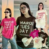ราคา ส่งด่วน VALEN MD T-shirt เสื้อยืด งานสกรีนลายแบรนด์ โทนสีละมุน (1733390050140915258)
