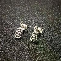 ราคา [COD] 1 Pair Stainless Steel Music Instrument Guitar Stud Earrings for Women Girl Earing Musical Stud Earrings Party Gift (1733453317225809539)