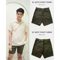 ราคา กางเกงขาสั้นผู้ชาย/ทอม 16 นิ้ว สี Dark Green ขาย (1732639173258282272)