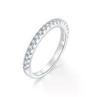 ราคา ER03 925 Sterling Silver Moissanite Ring-Simplicity Chain (1732809189613471197)