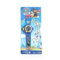 ราคา SALE นาฬิกาข้อมือสำหรับเด็ก ลายการ์ตูน Paw Patrol นาฬิกาข้อมือ มีไฟฉายภาพได้ (1732763424587023508)