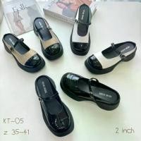 ราคา 【จัดส่งทันที】 NIWA SHOES ✨ รองเท้าแฟชั่น รองเท้านักเรียนญี่ปุ่น งานตามหา รองเท้าผู้หญิง รุ่น KT-05 (1732677374151328890)