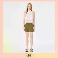 ราคา [asv aw25] Tina High Waist Shorts กางเกงผู้หญิง ขาสั้น เอวสูง ดีเทลตัดต่อแบบยีนส์ กระเป๋าข้าง กระเป๋าปะด้านหลัง ปลายขาแต่งลูกไม้ กระดุมทองหน้า ซิปหน้า (1732582116309305040)