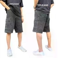 ราคา JEANSEXPRESS Cargo Shorts Men's jeans กางเกงยีนส์ขาสั้นชายทรงจอสความยาวคลุมเข่า สีเทาดำเข้ม กระเป๋าข้าง Size 28-36 คําแนะนําผลิตภัณฑ์ใหม่ของเดือนนี้ (1733374125455803522)