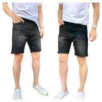 ราคา TPPJEANS (Size28-52) Shorts Men's กางเกงยีนส์ขาสั้นผู้ชาย สีดำฟอก แต่งขาด ทรงความยาวเหนือเข่า ยีนส์ยืด สวมใส่สบาย มีไซส์ใหญ่ เป้าซิป รับชำระปลายทาง ขาย ร้อน (1733401773896860973)