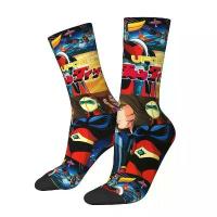 ราคา [COD] Autumn Winter Colorful Men's Women's UFO Robot Grendizer Socks Goldorak Actarus Mazinger Z Non-slip Football Socks (1733381621343356394)