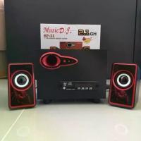 ราคา [จัดส่งทันที] Music D.J. SP-21 ตู้ลำโพงบลูทูธ Bluetooth Speaker 2.1 CH รองรับ AUX/BT 8W+3W x 2 (1733353684631324097)