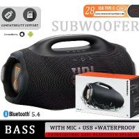 ราคา ลำโพงบลูทูธพกพา BOOMBOX4 Wireless Bluetooth Speaker กันน้ำ ลำโพงไร้สาย ช่องต่อ AUX ซับวูฟเฟอร์ เบส ลำโพงคาราโอเกะ ชาร์จไฟได้ (1733390525558851488)