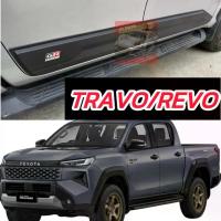 ราคา กาบข้าง กันกระแทรกข้าง TOYOTA REVO 15-25 / TOYOTA TARVO 25- ปัจจุบัน รถ4ประตู กาบกันกระแทรกข้าง งาน ``GR SPORT กาบข้างงานดำด้านมีกาว 3 M ด้านหลังพร้อมติดตั้ง (1733201451857052928)