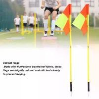 ราคา Sports Toy มุมธงชุดสำหรับสนามฟุตบอล 4 ชิ้นธงสแควร์ ชิ้น 2 ส่วน 1.5 เมตรฟุตบอลเสาฟุตบอลอุปกรณ์สำหรับการฝึกอบรมกลางแจ้ง (1732718266265667017)