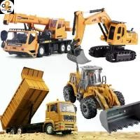 ราคา [Fast-selling] RC remote control crane dump excavator bulldozer truck crane car engineering vehicle toy toys gifts eight-channel (1733291990243116807)