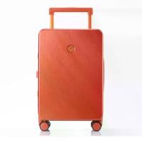 ราคา Wide Trolley Luggage Aluminum Frame Unisex 28 Inch Spinner Suitcase Travel Case 26inch Password Leather Business Case (1733372517119722543)