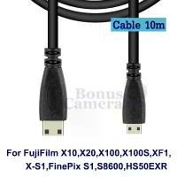 ราคา สาย HDMI 10m ต่อฟูจิ X10,X20,X100,X100S,XF1,X-S1,FinePix S1,S8600,HS50EXR เข้ากับ HD TV,Projector cable for FujiFilm คลังสินค้า (1733302030224426757)