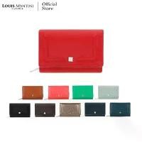 ราคา [ส่งด่วนฟรี] Louis Montini (The Peach) กระเป๋าสตางค์ผู้หญิง กระเป๋าสตางค์ค์ใบสั้น Women's wallet WL26 denimbag อาร์ม นายแบบ หลุยส์ วิตตอง หนัง กลับ (1733316708189570489)
