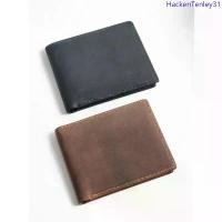 ราคา กระเป๋าสตางค์หนังวัวแท้ Crazy Horse Crazy Horse Leather Wallet จัดส่งฟรี กทม (1733222928258532724)