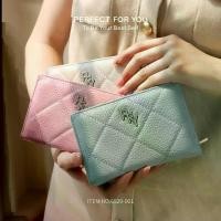 ราคา กระเป๋าสตางค์ผู้หญิงระดับไฮเอนด์, แฟชั่น, การออกแบบกริดเพชร, สไตล์ใบหลวม, สไตล์ชาแนล, ความจุมาก, กระเป๋าใส่เหรียญ, ใหม่ในปี 2025 กระเป๋า ตังค์เสริม ดวง กระเป๋า สตางค์ เรียก (1732848412983330615)