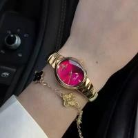 ราคา Vivian Watch Crushed Ice Quartz Dragon Fruit Snake Bone Watch Women's Wristwatch Female Watch Empress Dowager Watch (1733443036342355558)