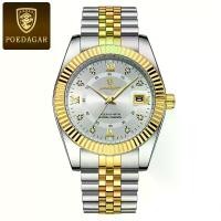 ราคา POEDAGAR Unisex Calendar Luxury Sports Watch Luminous Date Men and Women Watches Quartz Stainless Steel Men Women Brand Watch (1733258846348281634)