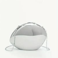 ราคา Elegant Women'S Evening Clutch with Metallic Golden Finish & Detachable Chain Strap - Lightweight Magnetic Closure, Removable Shoulder Bag for Weddings, Parties, Formal Events, B (1732976582093866471)