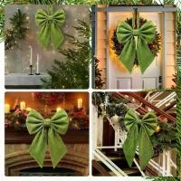 ราคา Oversized Velvet Bow For Christmas Tree Topper, 22 Inch Luxury Wedding & Party Decor, Elegant L1H2 (1733333417019606026)