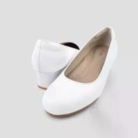 ราคา ST.JAMES รองเท้าหนังแท้/รองเท้าคัทชู ส้น 4 CM. รุ่น BEIJING สี WHITE l รองเท้าคัทชูผู้หญิง (1732947712329156520)