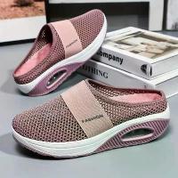 ราคา [COD] Women Sneakers Air Cushion Slip-On Orthopedic Platform Shoes for Women Mesh Lightweight Wedge Women Sneakers Zapatos De Mujer (1733023762084759548)