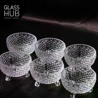 ราคา GLASS HUB - W1025 (เซต 6 ใบ) - โถแก้ว ถ้วยแก้ว โถแก้วเล็ก ลายคริสตัล เจียระไน เหมาะสำหรับใส่ขนม หรือ สิ่งของต่างๆ (1732564375113664116)