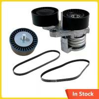 ราคา Stock Limited อะไหล่รถยนต์ไดรฟ์เข็มขัด Tensioner Kit ท่องเที่ยวรอก V-Ribbed เข็มขัดสําหรับ BMW E70 N52 X5 3.0L 2007-2010 11287565225 11287542887 11287552084 4PK803 11287557257 7PK1370 รอกเกียร์ Idler 