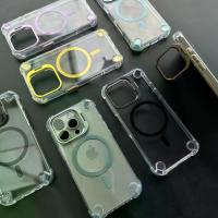 ราคา Phone Case, Airbag Shockproof, Suitable for iPhone 16, with Lens Holder, Magnetic Suction Jelly Version, Compatible with 12/13/14/15 Promax, New Protective Cover (1733288610357937589)