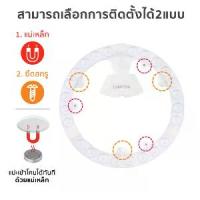 ราคา [ส่งฟรี] LAMPTAN รุ่น LENS MODULE แผงไฟเพดานกลม 24W 24W3สี 32W 35W 36W 42W Daylight แสงขาว แผงไฟLED แผงไฟเพดาน หลอดนีออนกลม เพดานกลม LED หลอดกลม ติดตั้งง่ายมีแม่เหล็ก (1733276306685658149)